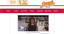 Desktop Screenshot of joeyshotdogs.com